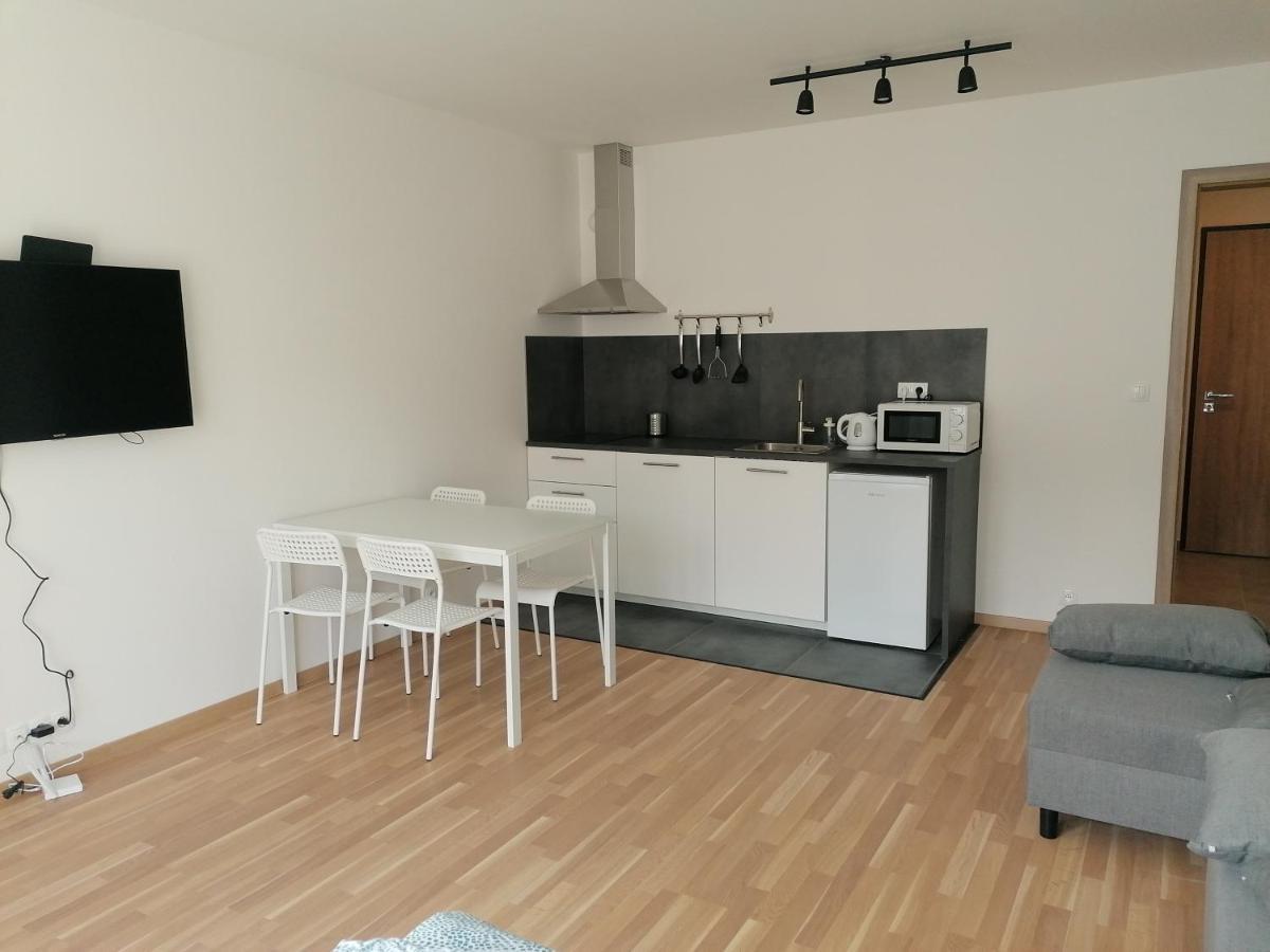 Brand New Studio Apartment #51 With Free Secure Parking In The Center Praga Exterior foto